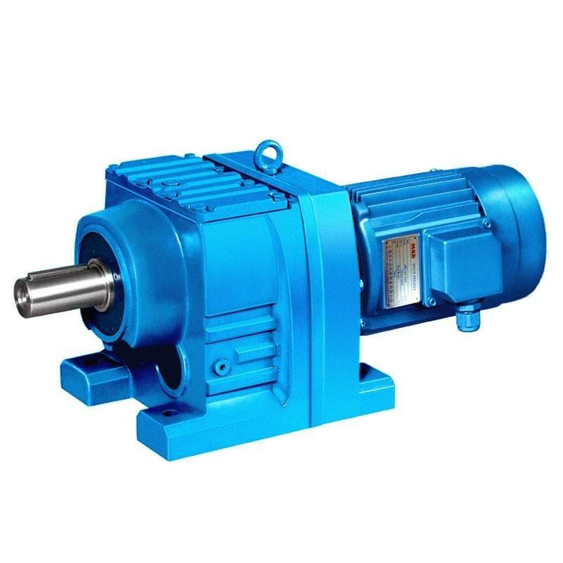 In line shafts helical gear motor